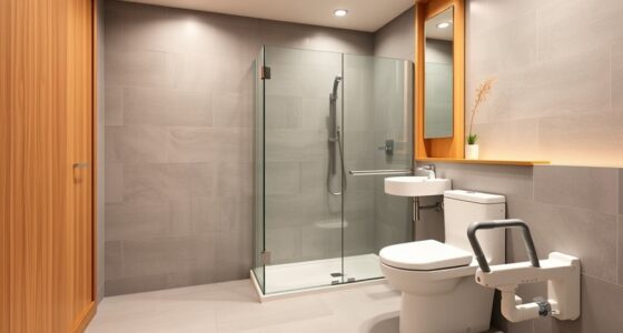 stylish accessible bathroom design