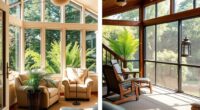 sunroom or screened porch