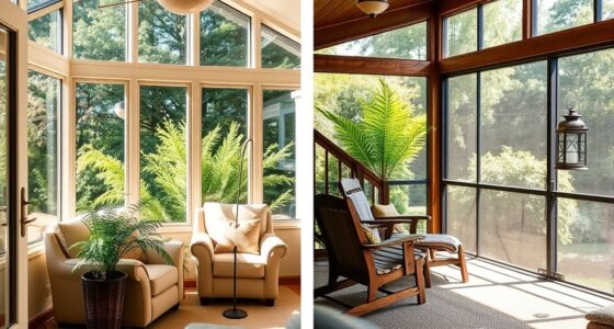 sunroom or screened porch