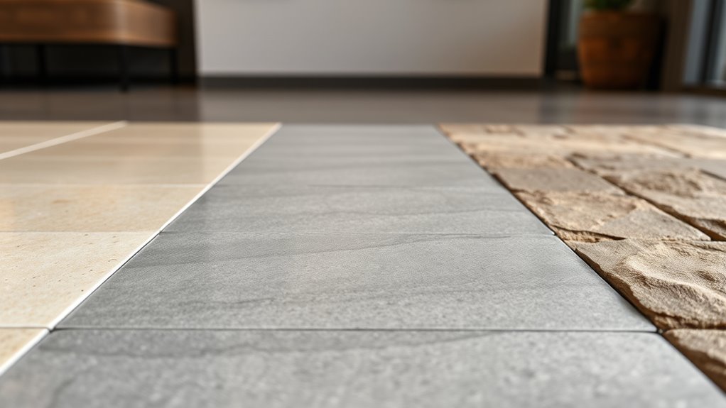 tile types installation maintenance durability