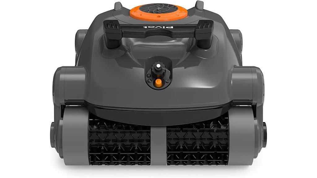 wall climbing robotic pool cleaner