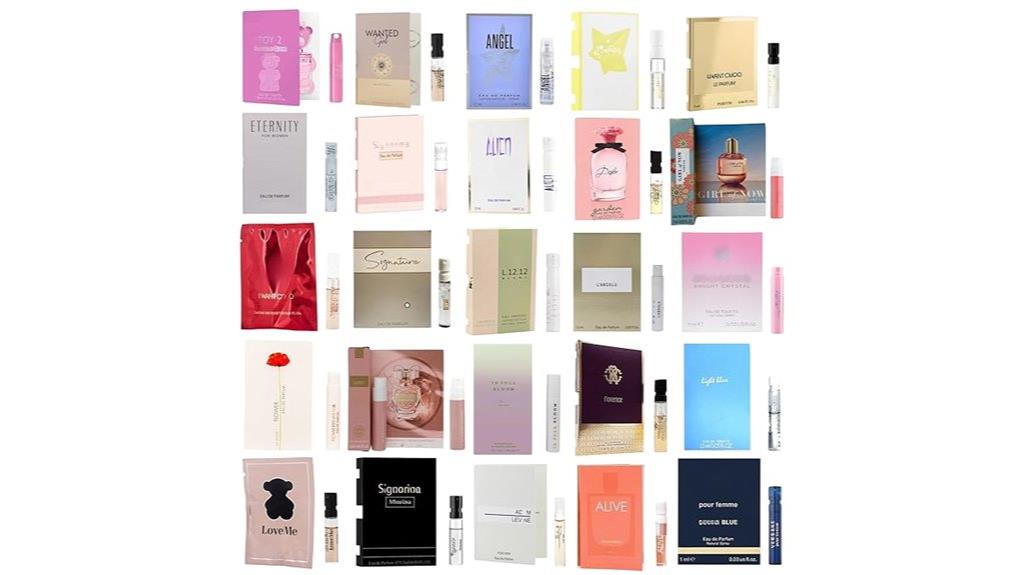 12 designer fragrance samples