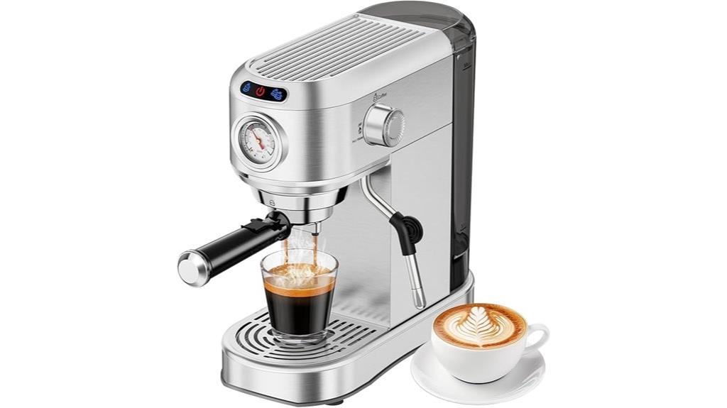 20 bar espresso and frother