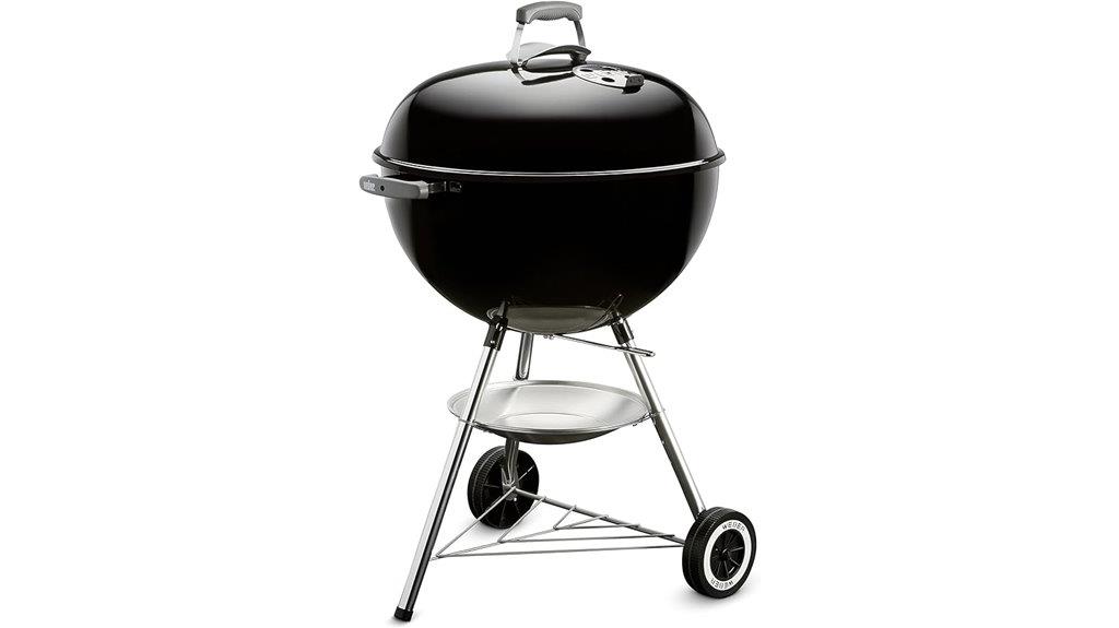 22 inch black charcoal grill