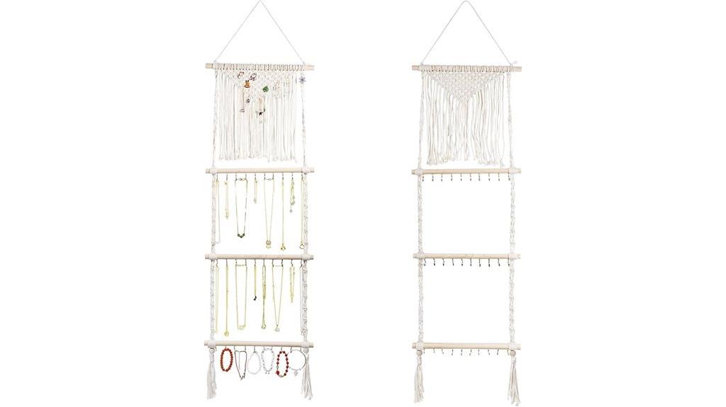 30 hook jewelry organizer