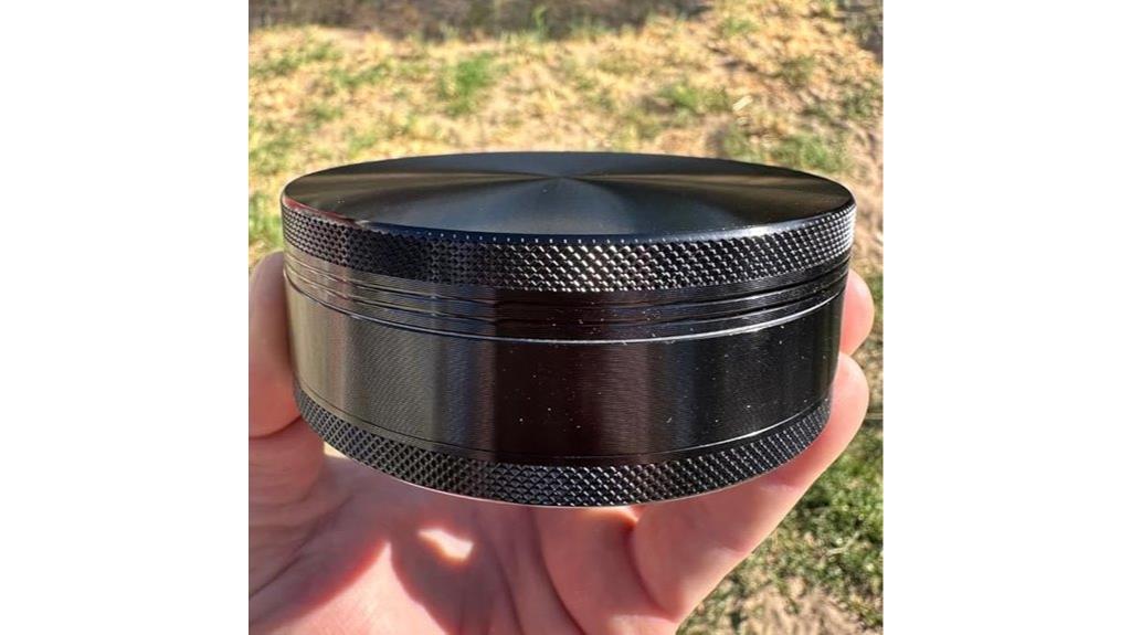 4 inch aluminum herb grinder