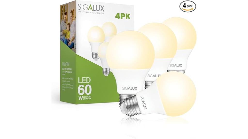 4 pack led bulbs