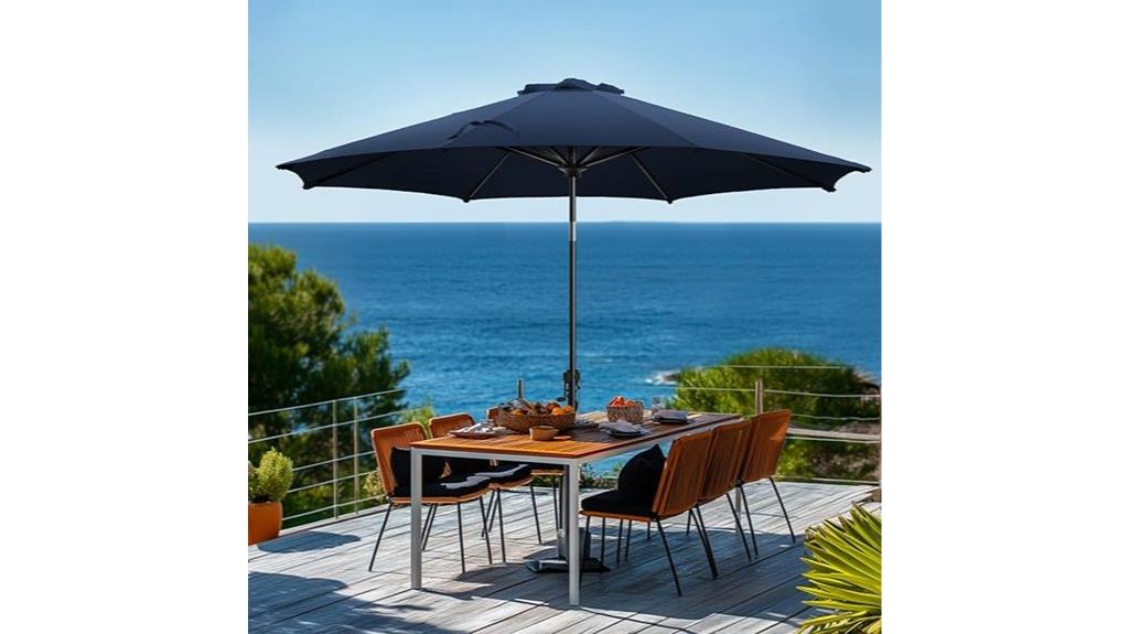 9ft waterproof patio umbrella