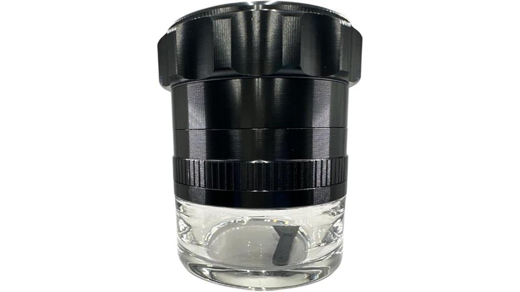 aluminum spice grinder jar