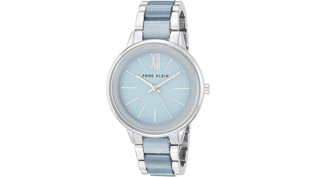 anne klein resin bracelet watch