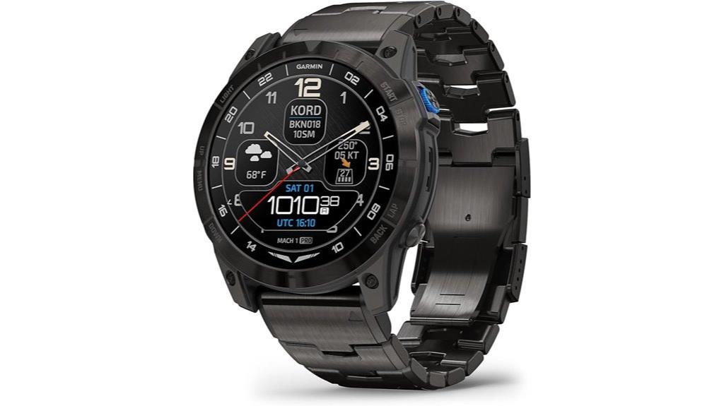 aviator smartwatch with garmin