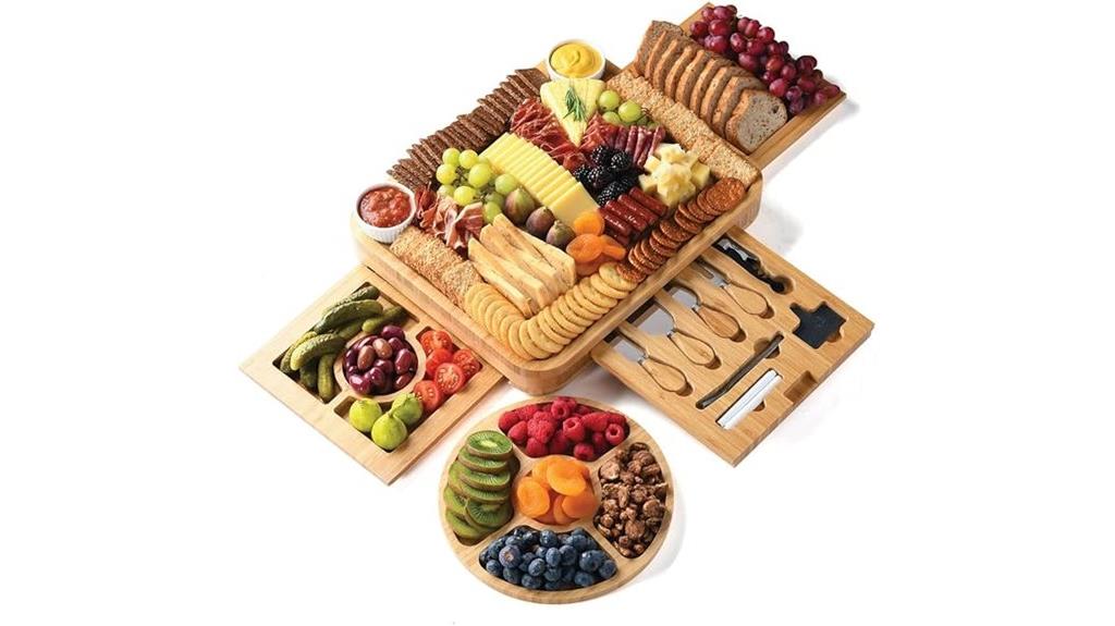 bamboo cheese platter gift