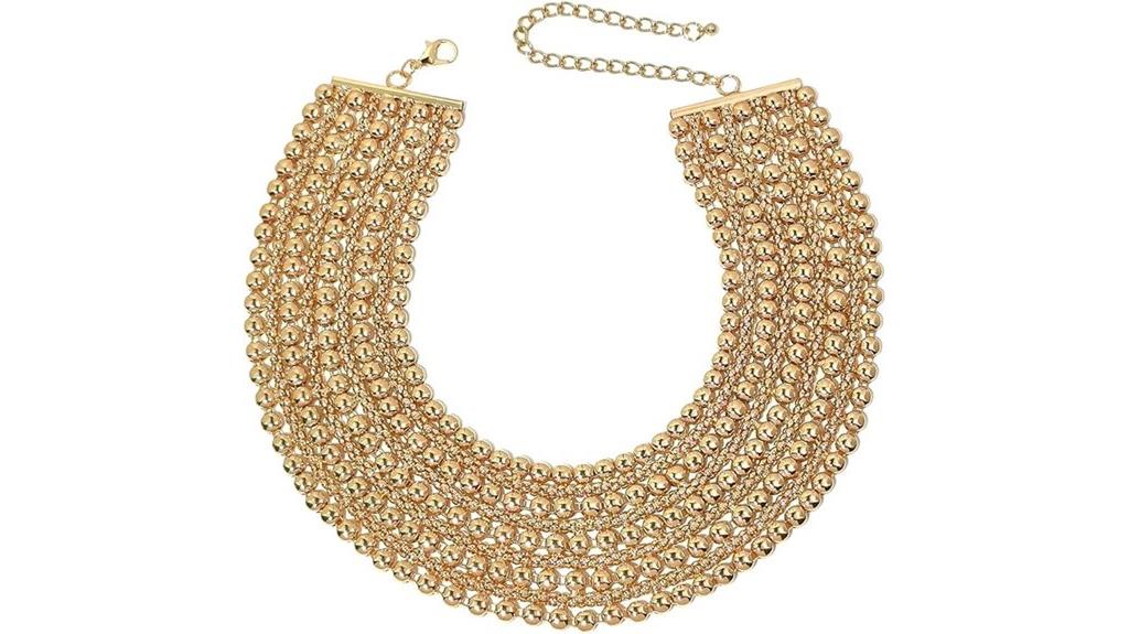 beaded women s collar necklace