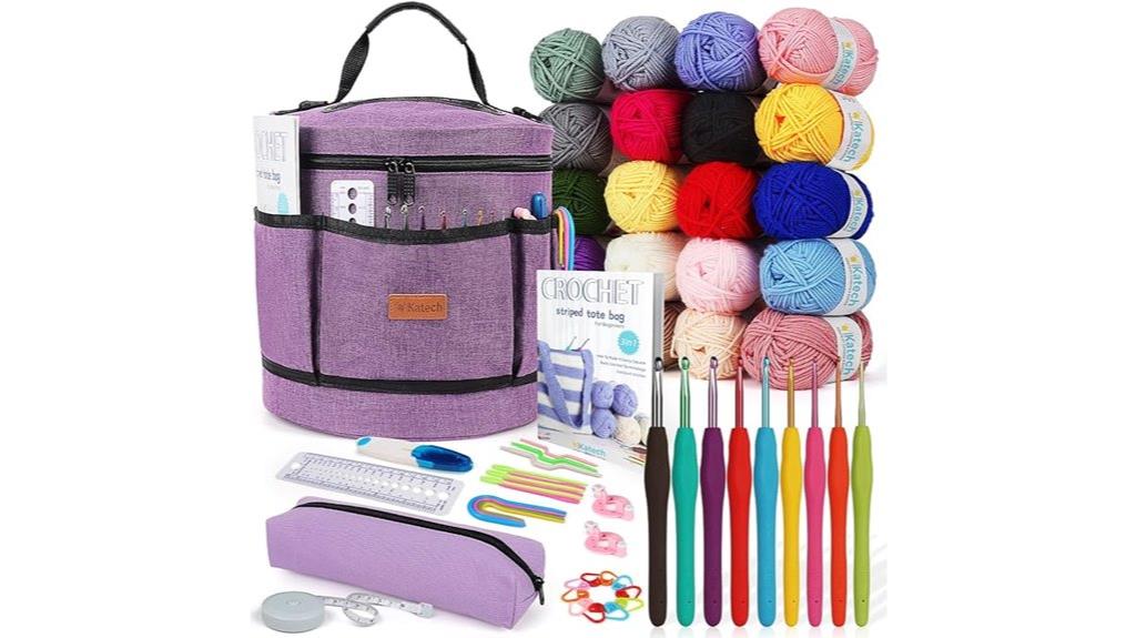 beginner crochet kit set