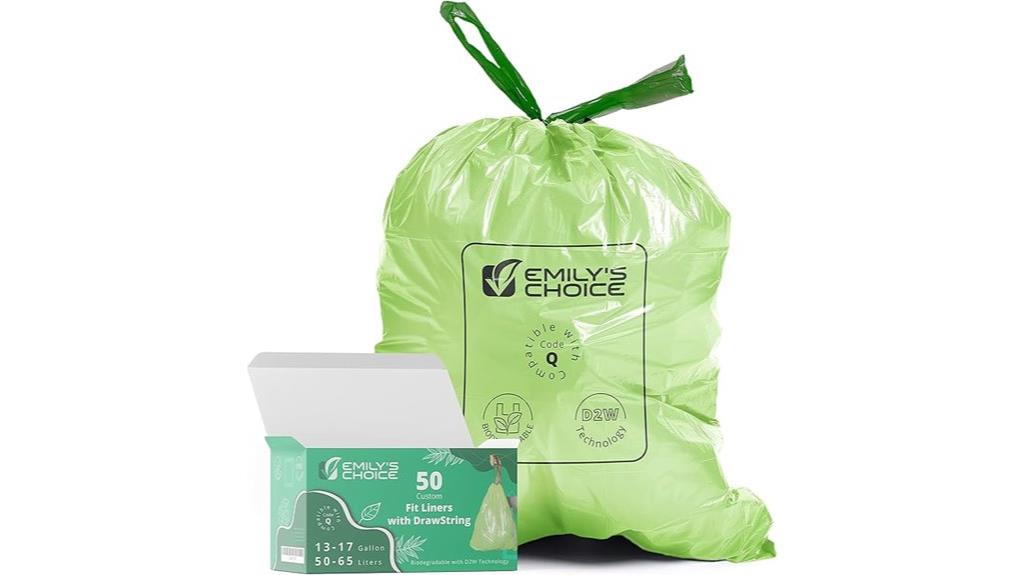 biodegradable trash bag pack