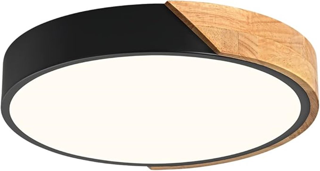 black led ceiling light
