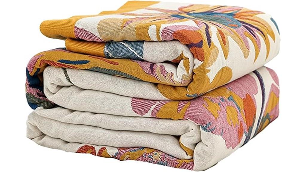 bohemian bed throw blanket