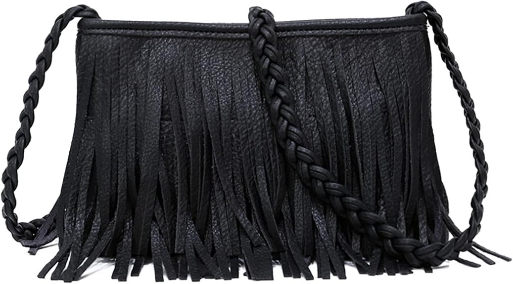 bohemian fringe crossbody bag