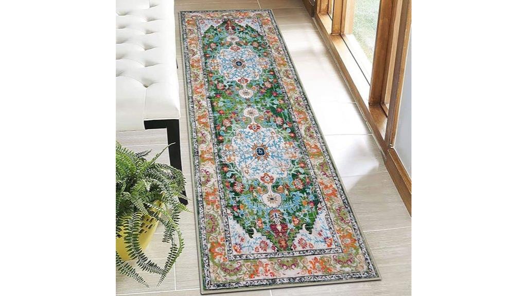 boho 6 foot hallway rug