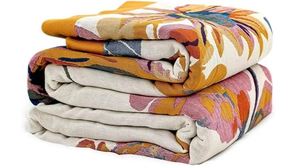 boho cotton farmhouse blanket