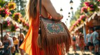 boho fringe festival bags