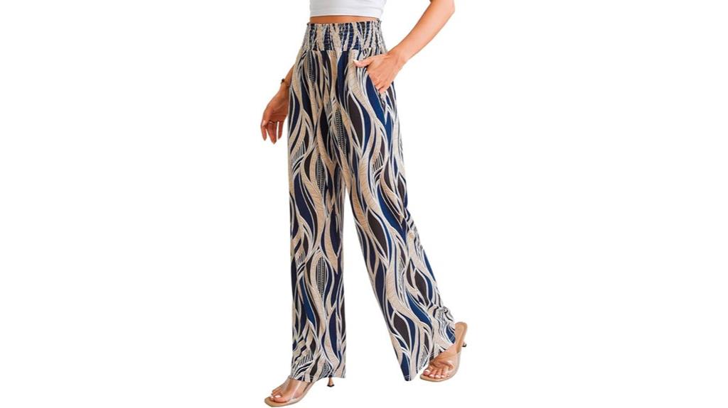 boho high waist pants