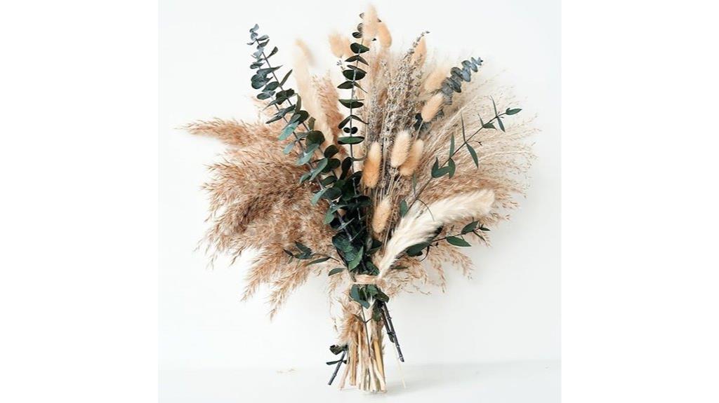 boho lavender eucalyptus bouquet