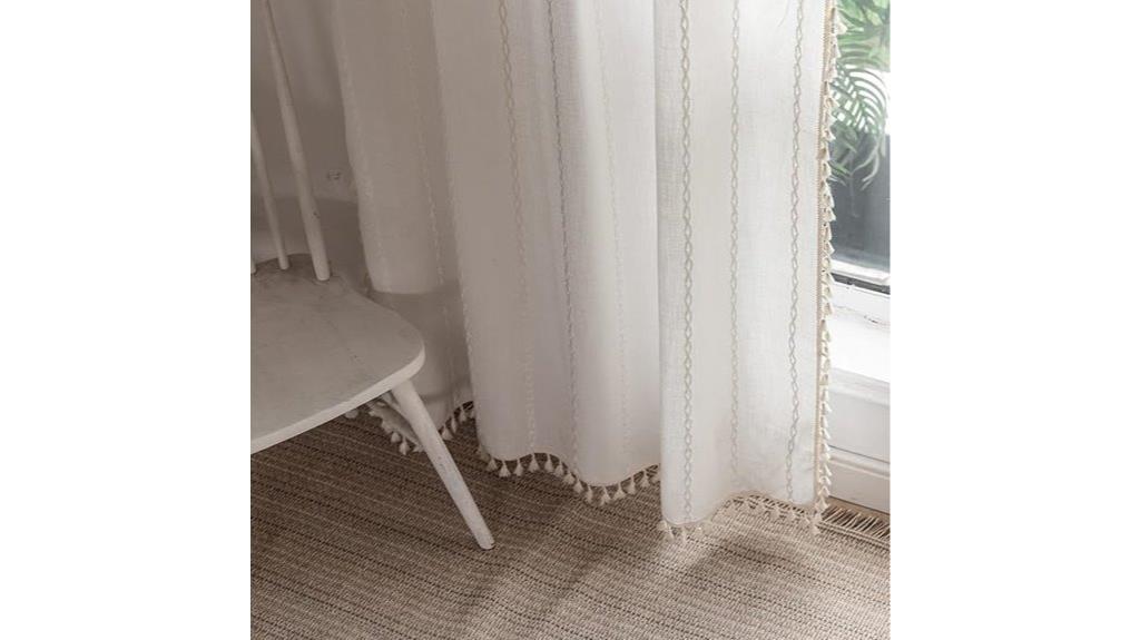 boho linen blackout curtains