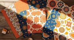 boho patterned contact paper
