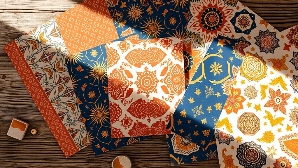 boho patterned contact paper