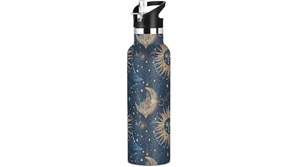 boho sun moon bottle