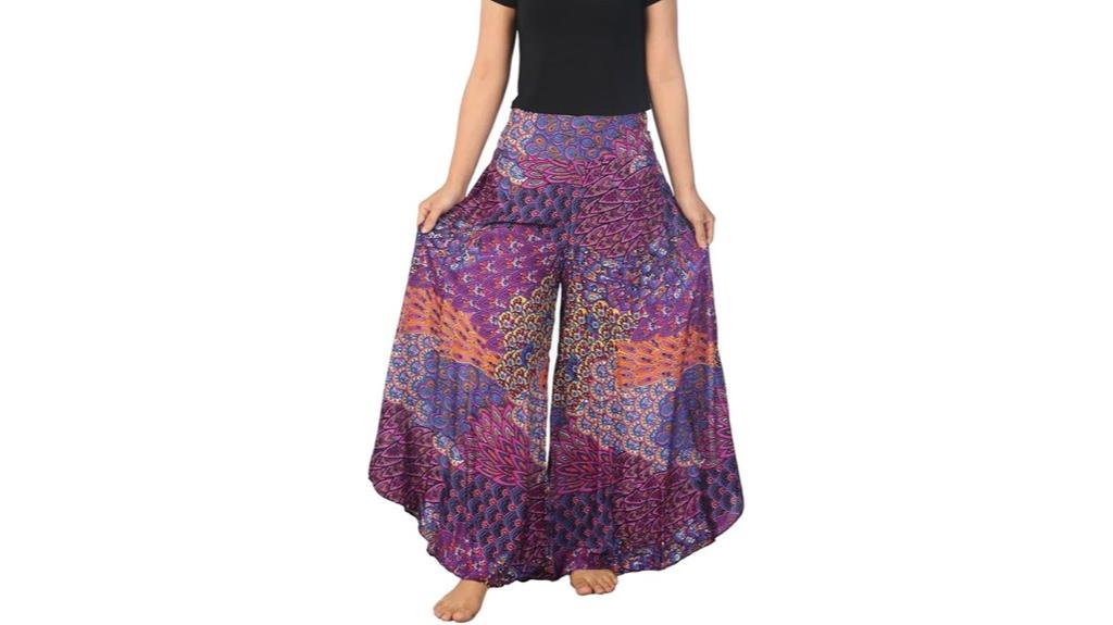 boho wide leg pants