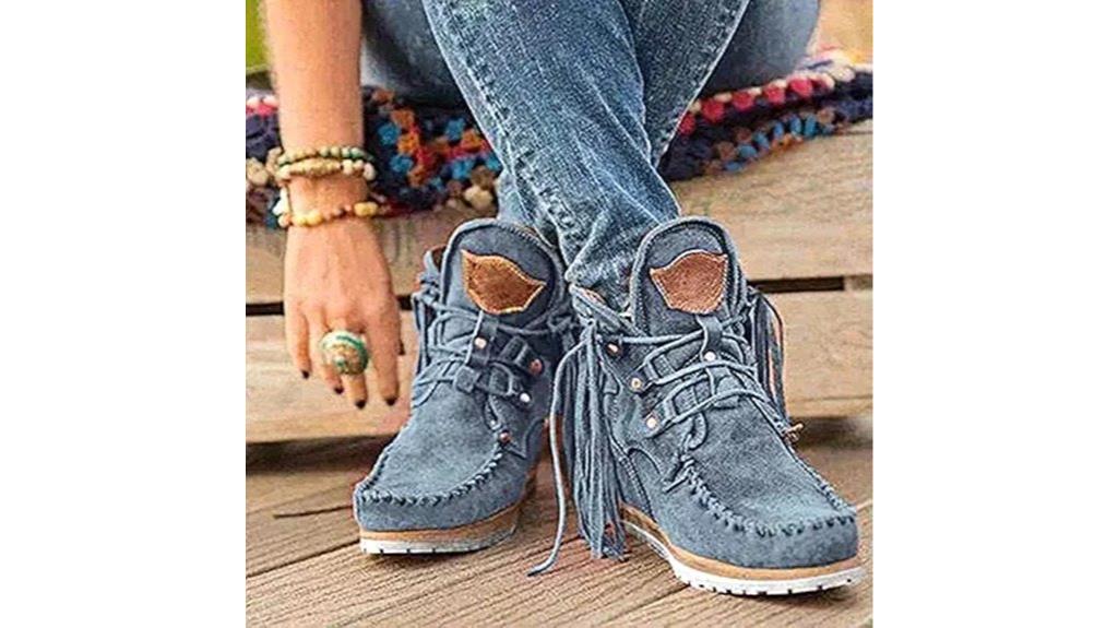 boho women s ankle booties