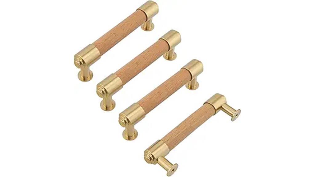 brass wood cabinet pulls