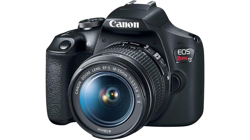canon t7 dslr with 18 55mm