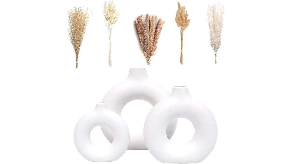 ceramic vase set decor