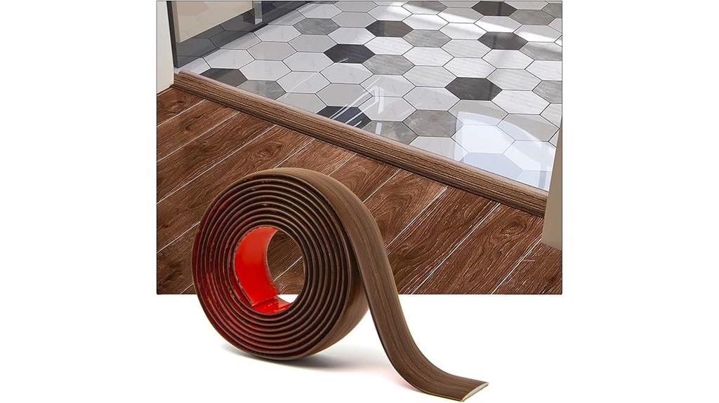 cherry colored vinyl strip
