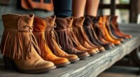 chic boho ankle boots