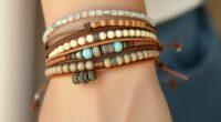 chic boho bracelet stacks
