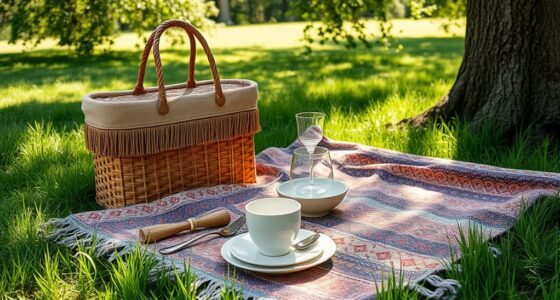 chic functional picnic baskets