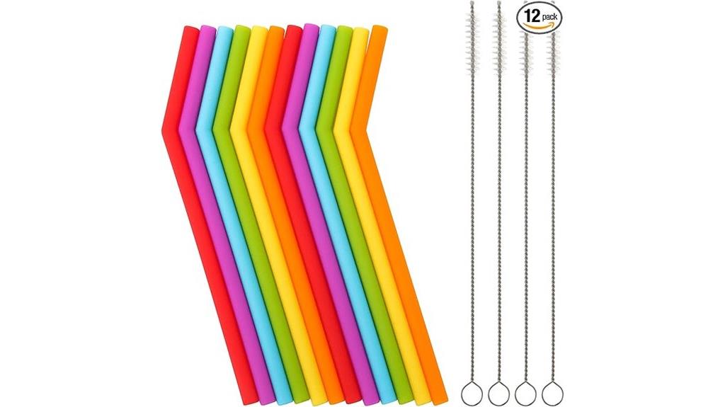 child friendly silicone straws