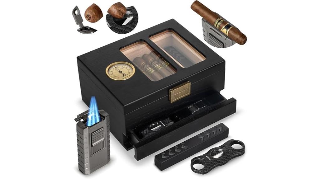 cigar storage with accessories