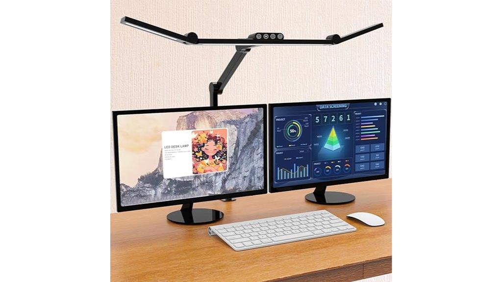 clamp on led desk lamp