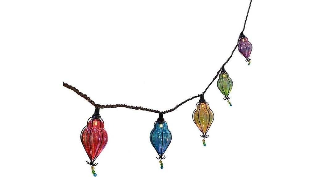 colorful 10 bulb string lights