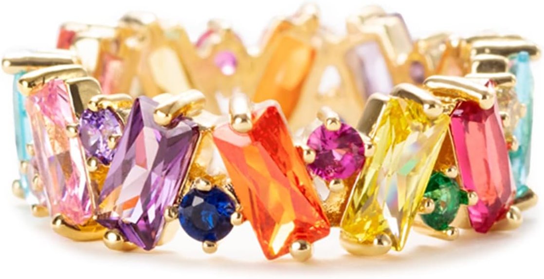 colorful rainbow emerald eternity