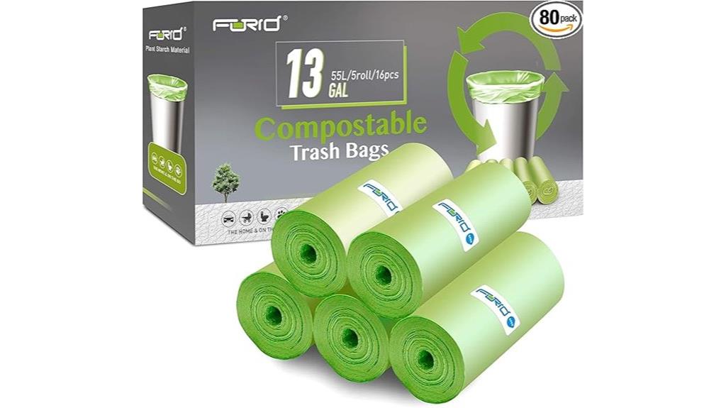 compostable trash bags pack