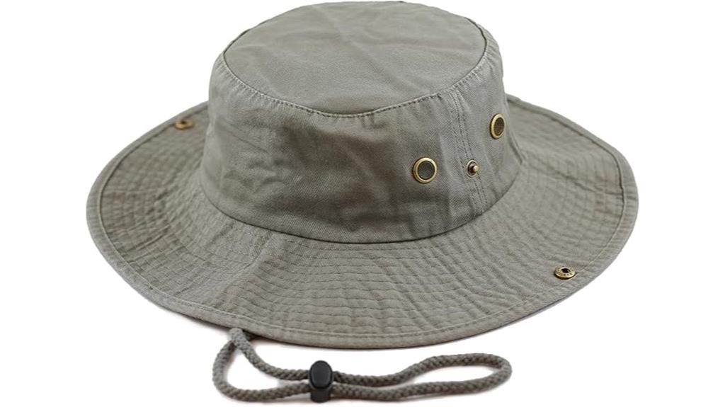 cotton wide brim hat