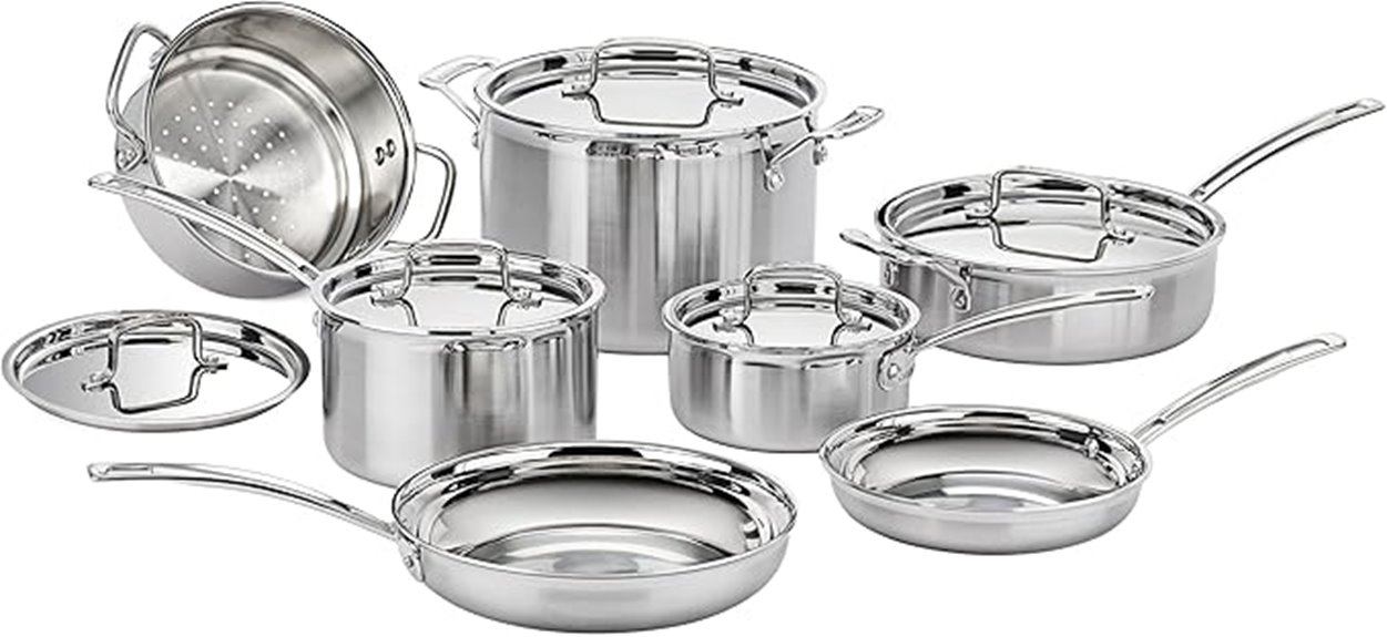 cuisinart stainless steel set