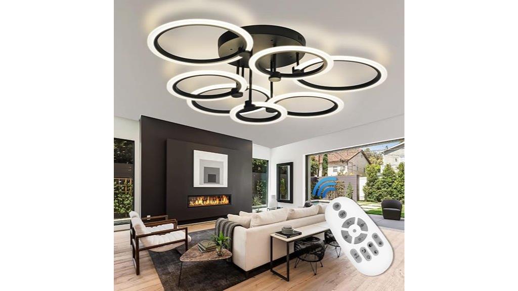 dimmable remote ceiling light