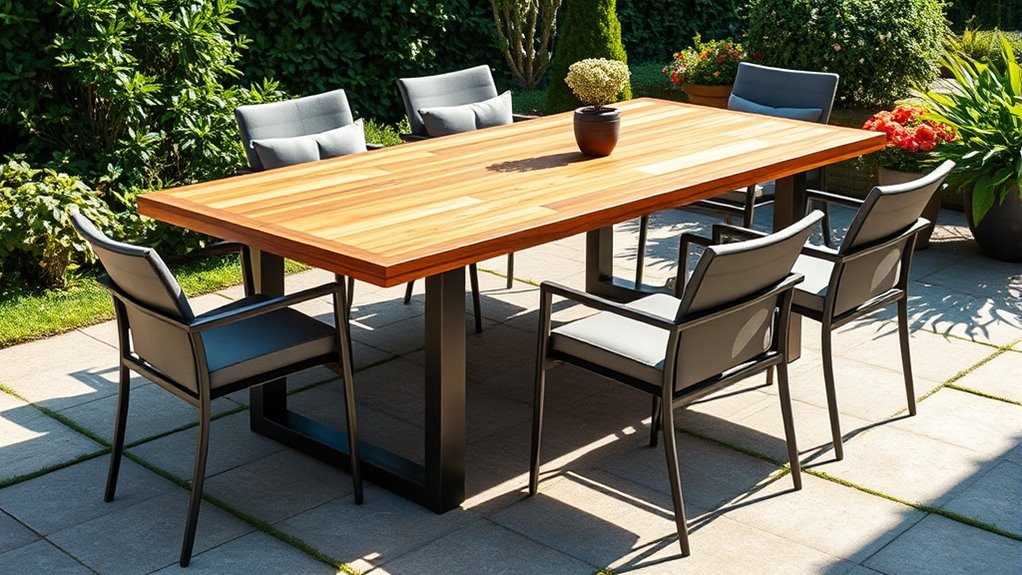 durable weather resistant outdoor tables